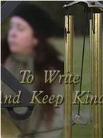 To Write and Keep Kind: A Portrait of Raymond Carver