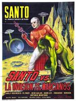 Santo el enmascardo de plata vs la invasión de los marcianos